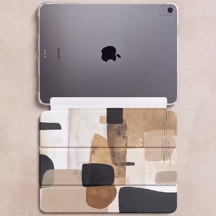 iPad hoes - Vlakken - Abstract - Zwart - Strepen — 6