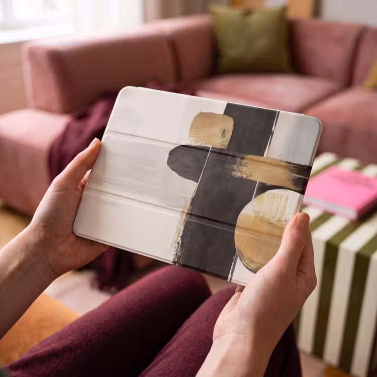 iPad hoes - Vormen - Penseelstreken - Abstract - Goud — 4