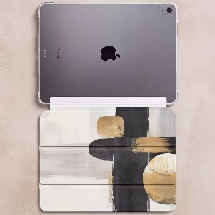 iPad hoes - Vormen - Penseelstreken - Abstract - Goud — 6