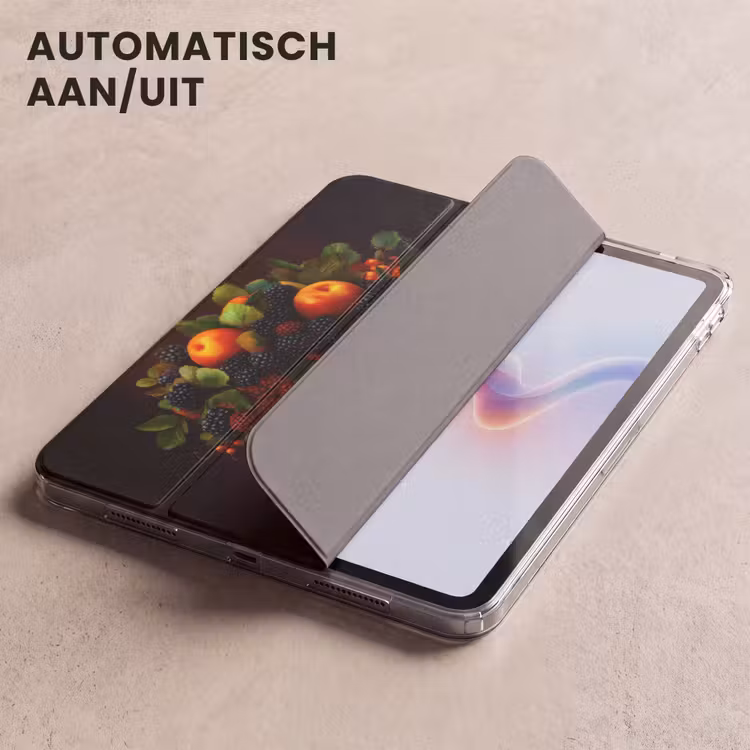 iPad hoes - Vrouw - Zwart - Bessen - Bramen - Appels — 5