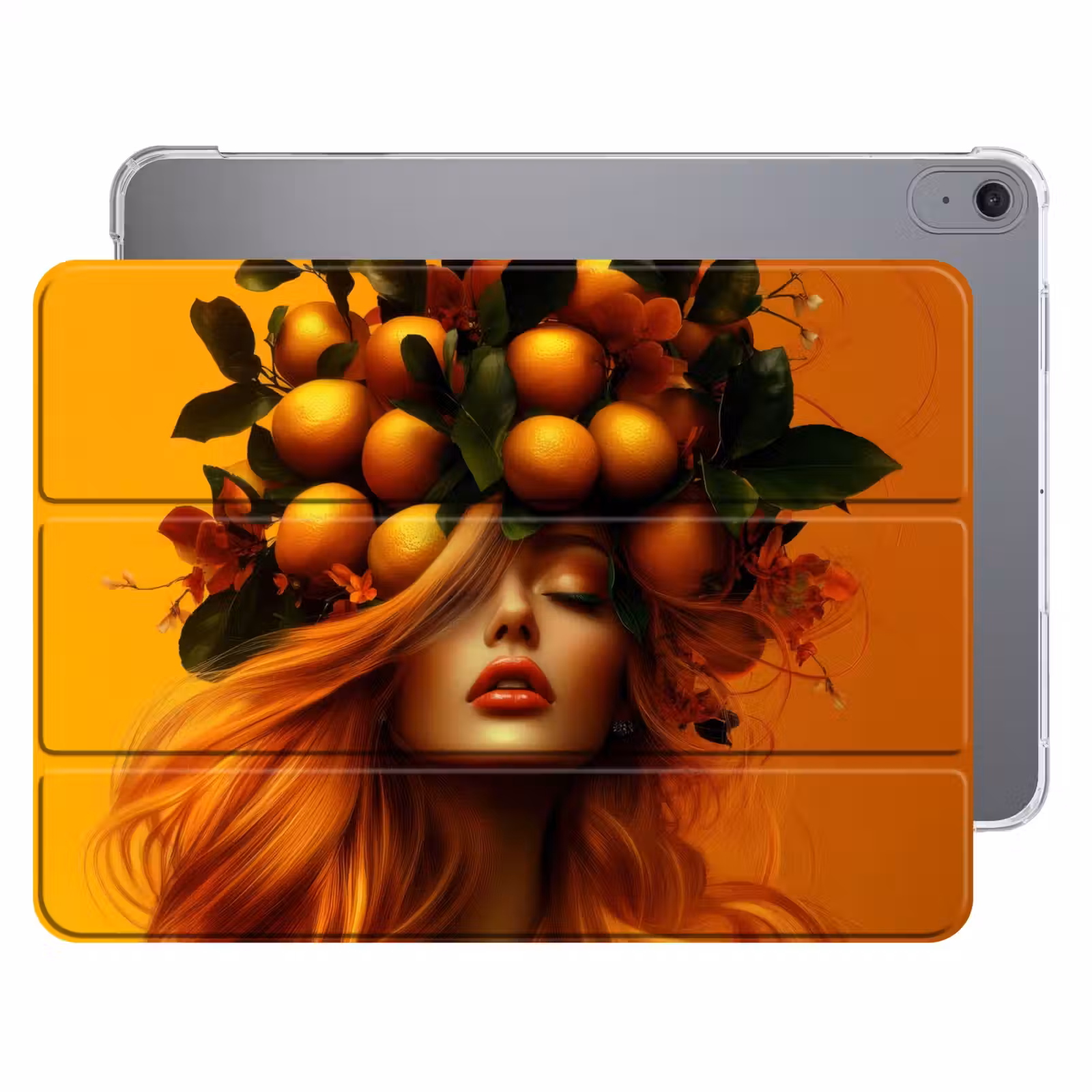 iPad hoes - Vrouw - Citroenen - Bloesem - Geel — 1