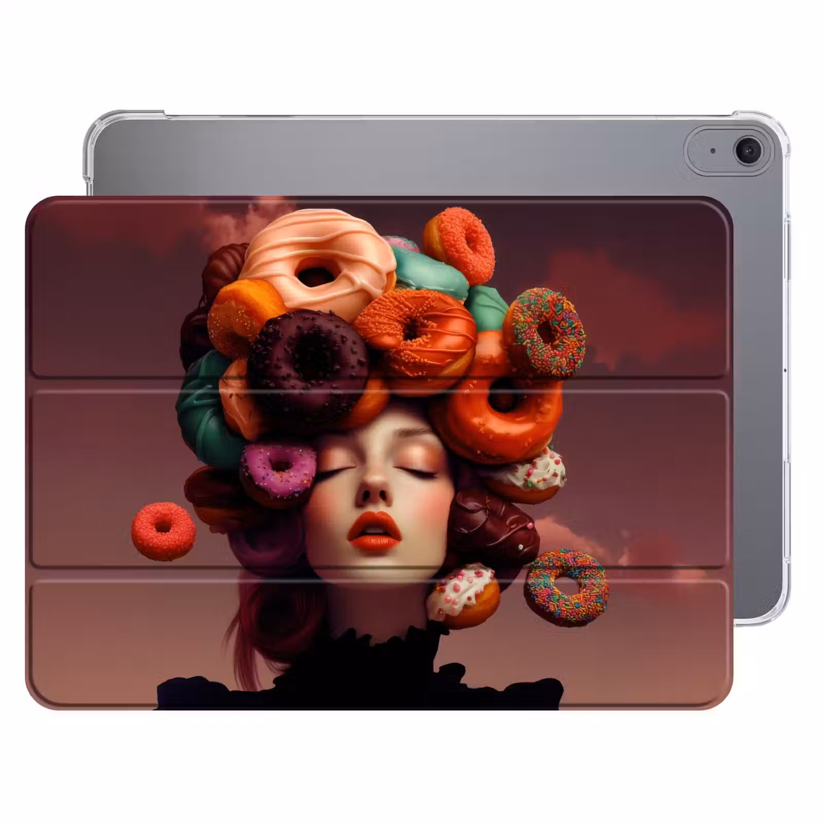 iPad hoes - Vrouw - Donuts - Kleurrijk — 1