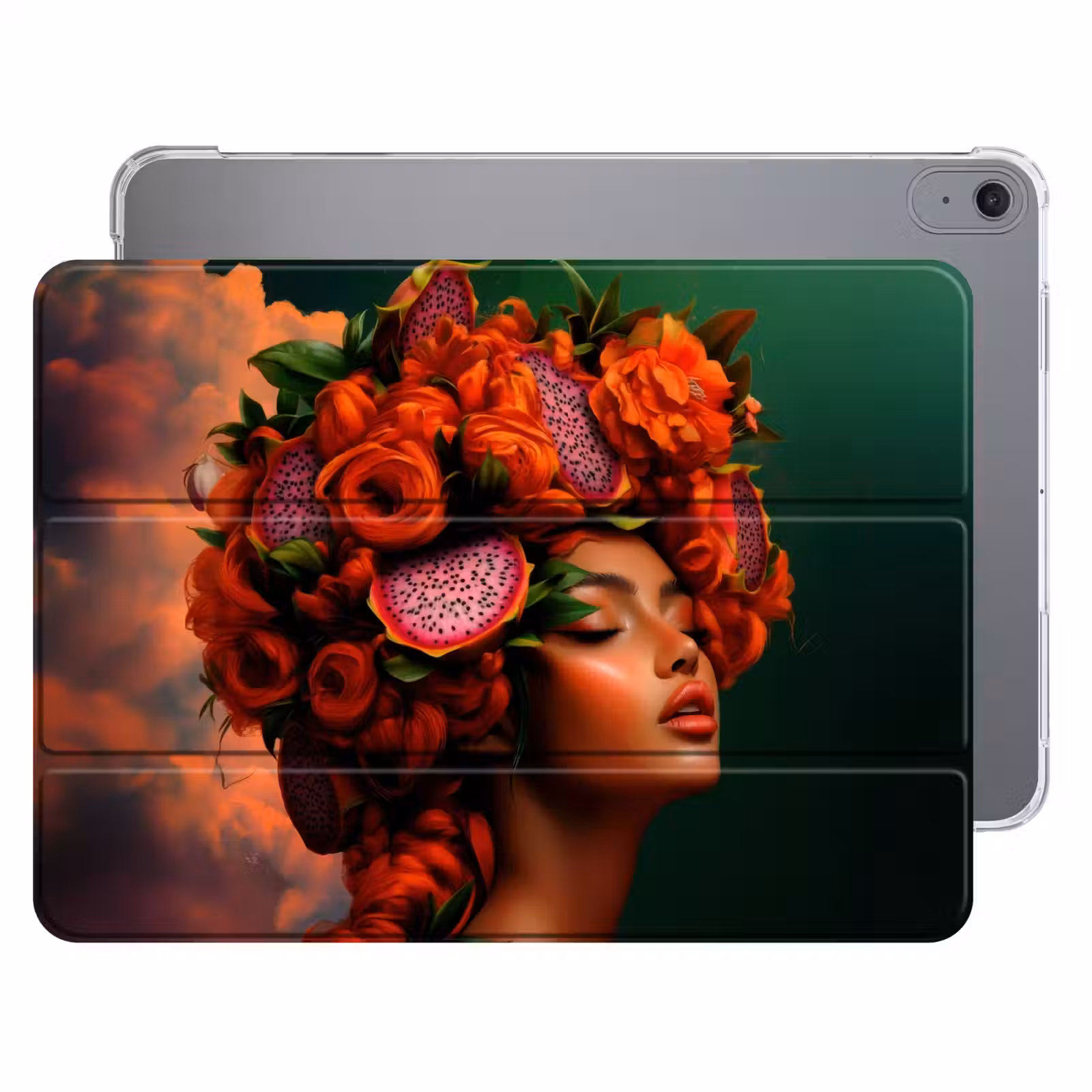 iPad hoes - Vrouw - Drankenfruit - Rozen — 1