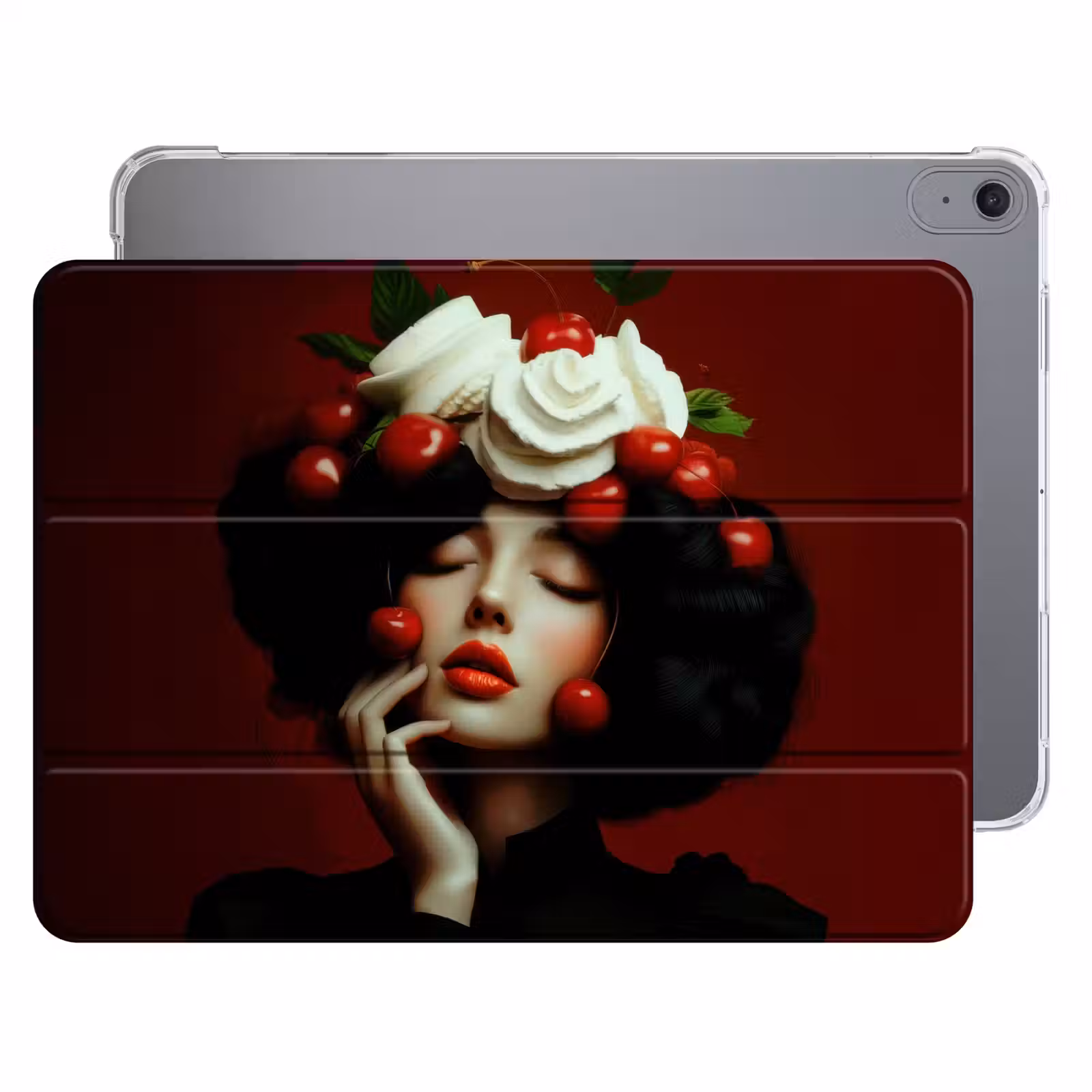 iPad hoes - Vrouw - Kersen - Slagroom — 1