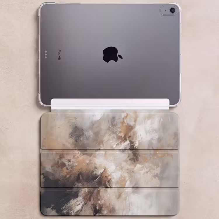 iPad hoes - Verf - Abstract - Beige - Kunst — 6
