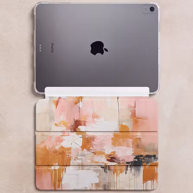 iPad hoes - Verf - Roze - Oranje - Abstract - Kunst — 6