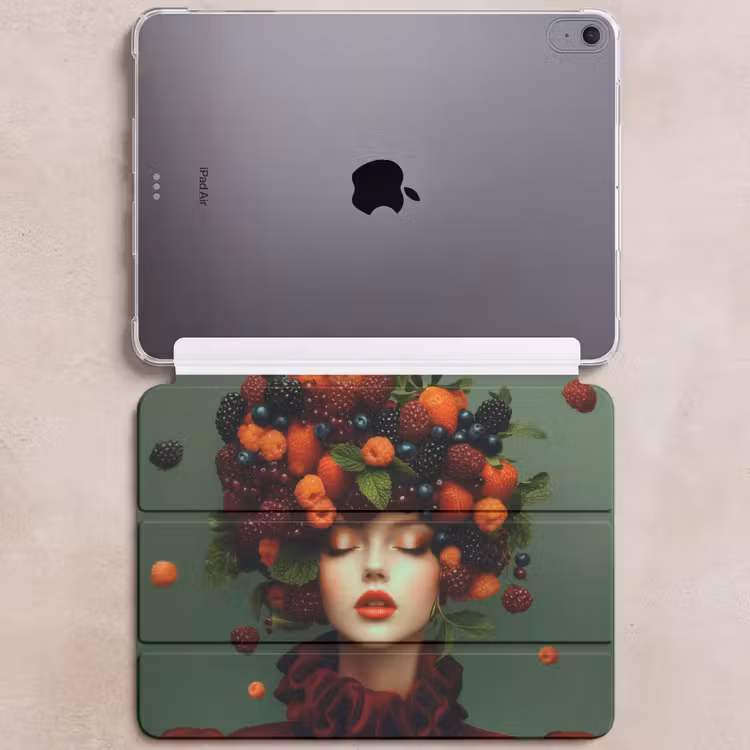 iPad hoes - Vrouw - Aardbeien - Frambozen - Bramen - Bessen — 6