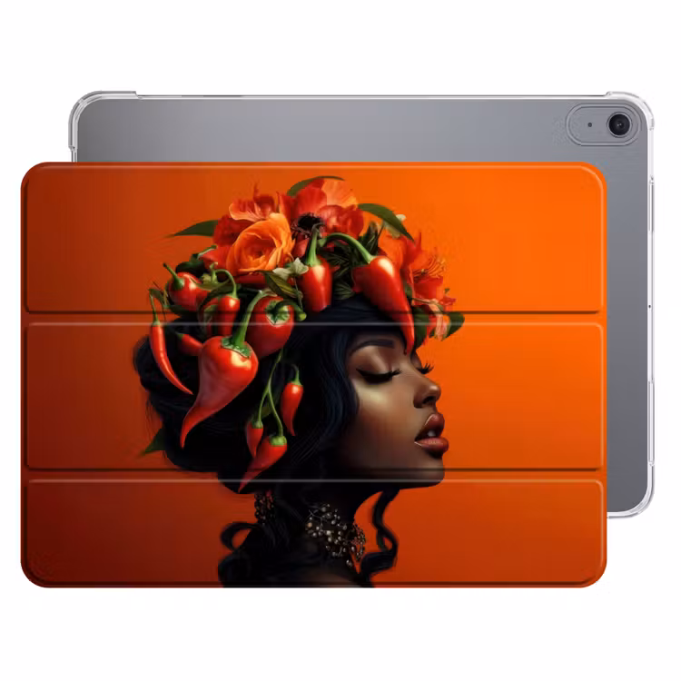 iPad hoes - Vrouw - Chilipepers - Pepers - Bloemen — 1