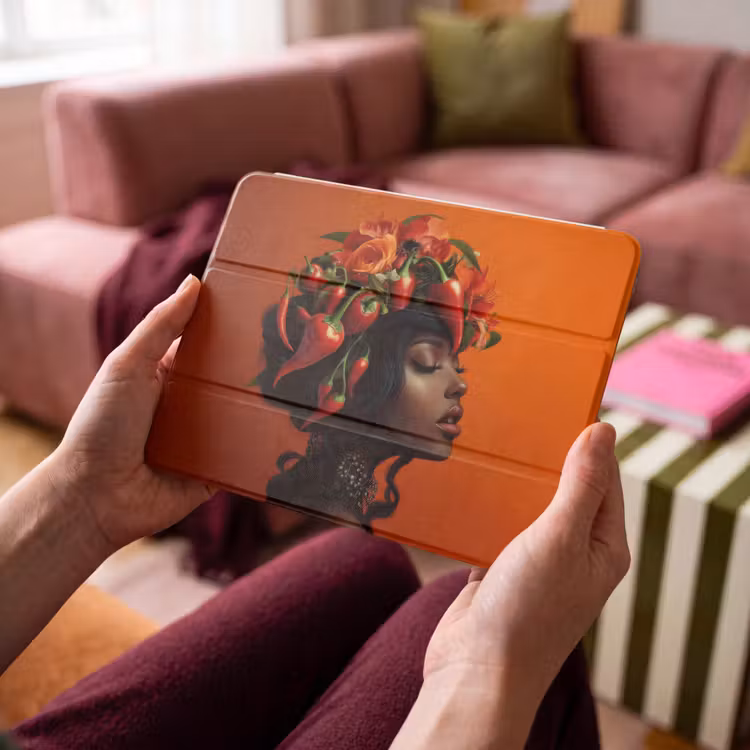 iPad hoes - Vrouw - Chilipepers - Pepers - Bloemen — 4