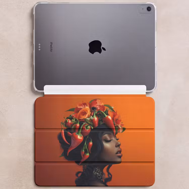 iPad hoes - Vrouw - Chilipepers - Pepers - Bloemen — 6