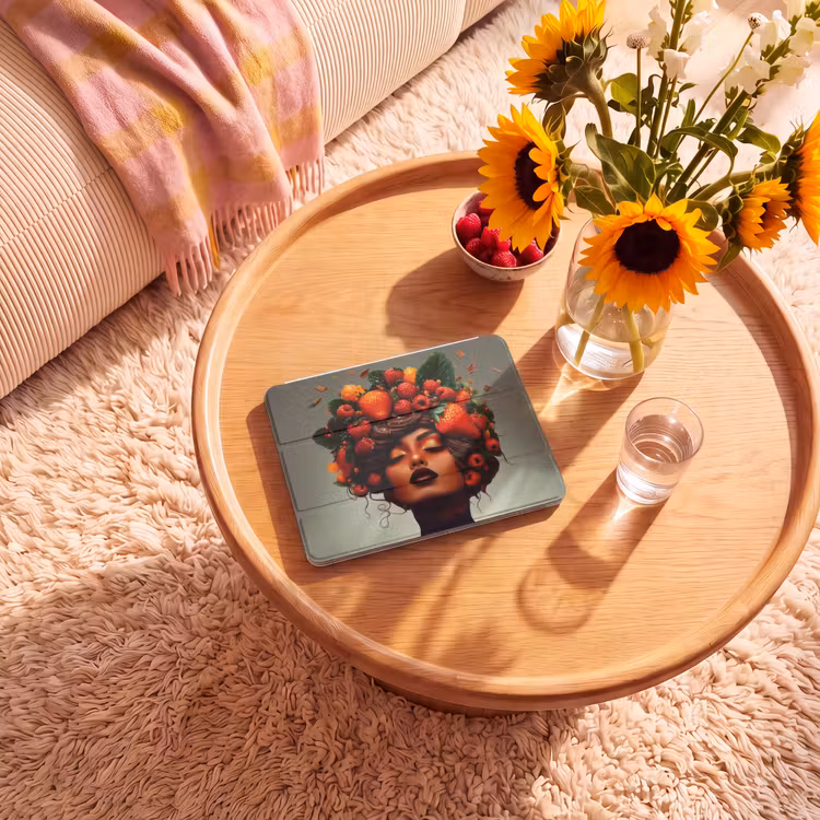 iPad hoes - Vrouw - Chocolade - Frambozen - Aardbeien - Koekjes — 2