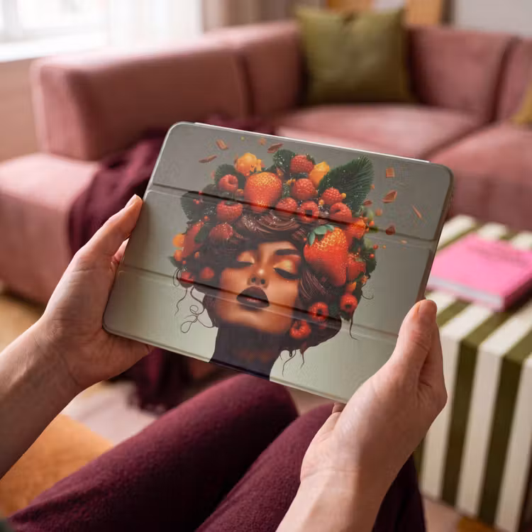 iPad hoes - Vrouw - Chocolade - Frambozen - Aardbeien - Koekjes — 4