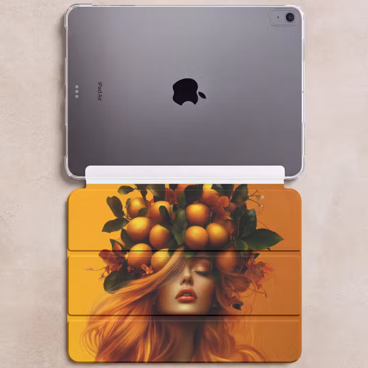 iPad hoes - Vrouw - Citroenen - Bloesem - Geel — 6