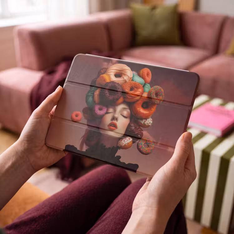 iPad hoes - Vrouw - Donuts - Kleurrijk — 4
