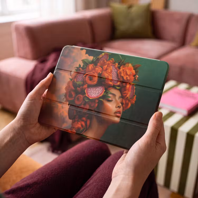 iPad hoes - Vrouw - Drankenfruit - Rozen — 4