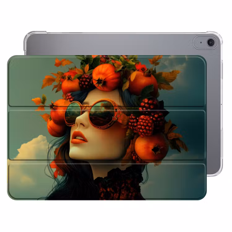 iPad hoes - Vrouw - Granaatappel - Herfst - Zonnebril — 1
