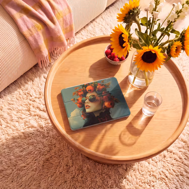 iPad hoes - Vrouw - Granaatappel - Herfst - Zonnebril — 2