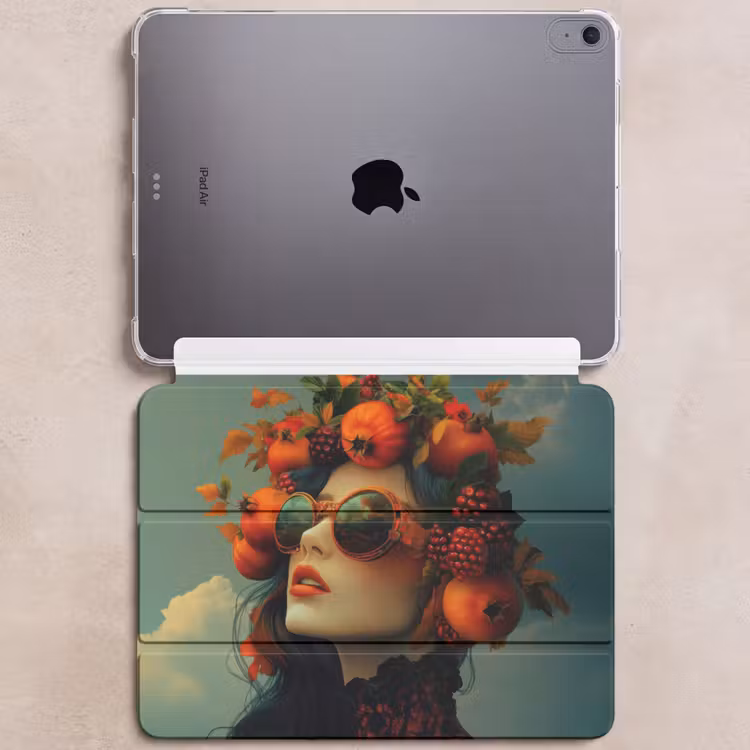 iPad hoes - Vrouw - Granaatappel - Herfst - Zonnebril — 6