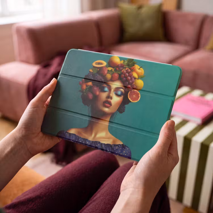iPad hoes - Vrouw - Hoodtooi - Tropisch - Fruit - Druiven — 4