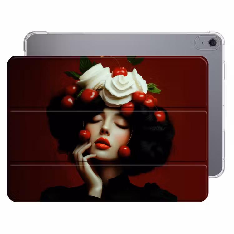 iPad hoes - Vrouw - Kersen - Slagroom — 1