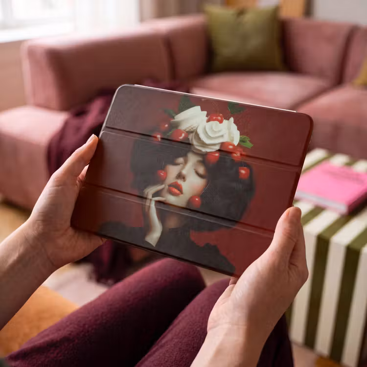 iPad hoes - Vrouw - Kersen - Slagroom — 4