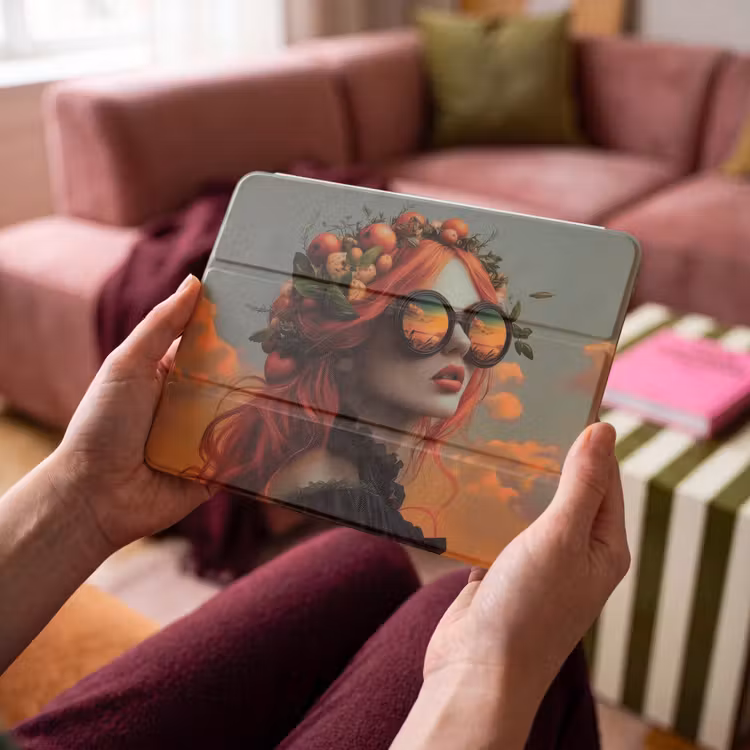 iPad hoes - Vrouw - Kroon - Tomaat - Bascilicum - Zonnebril — 4
