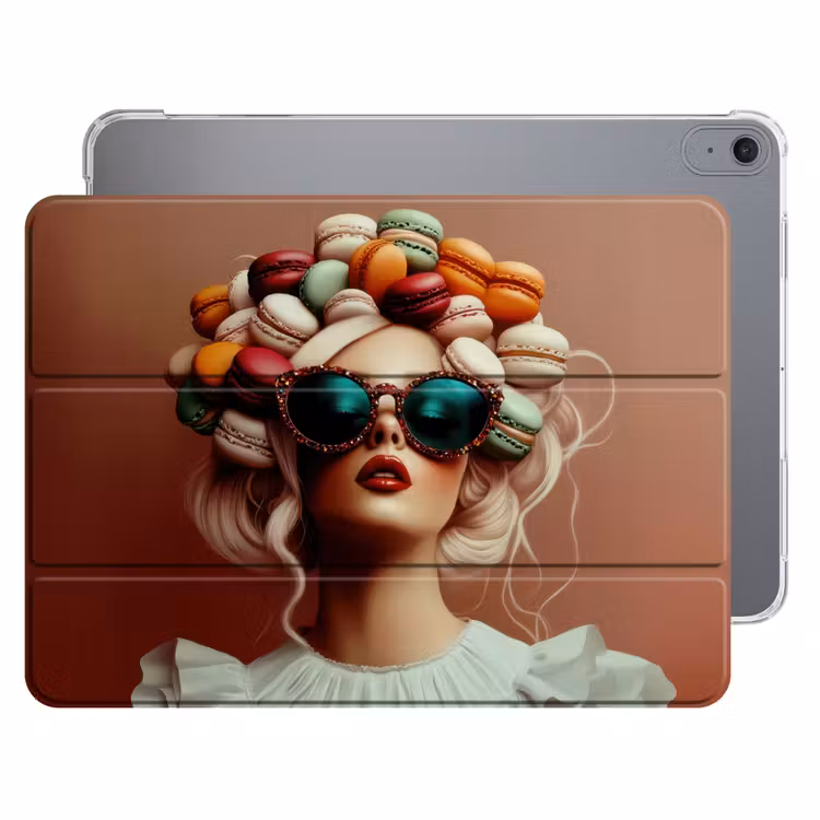 iPad hoes - Vrouw - Macarons - Bril — 1