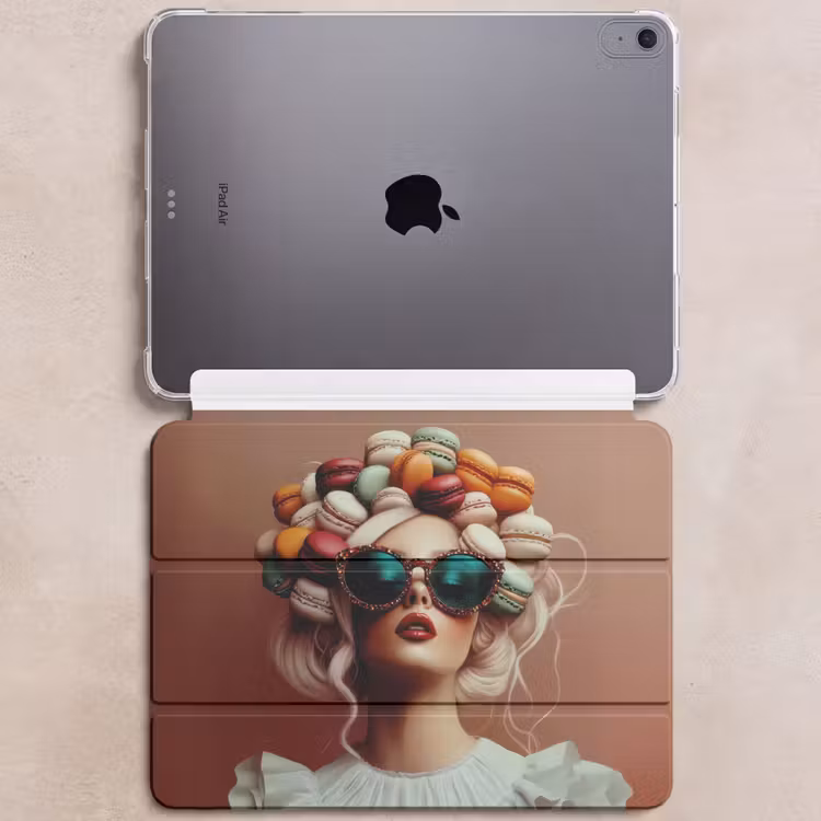 iPad hoes - Vrouw - Macarons - Bril — 6