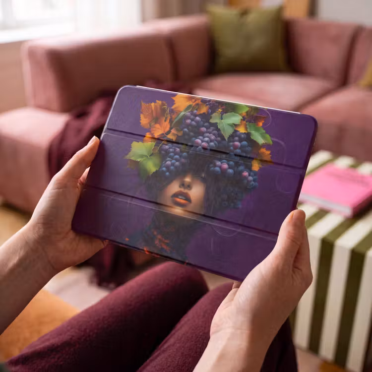 iPad hoes - Vrouw - Paars - Druiven — 4