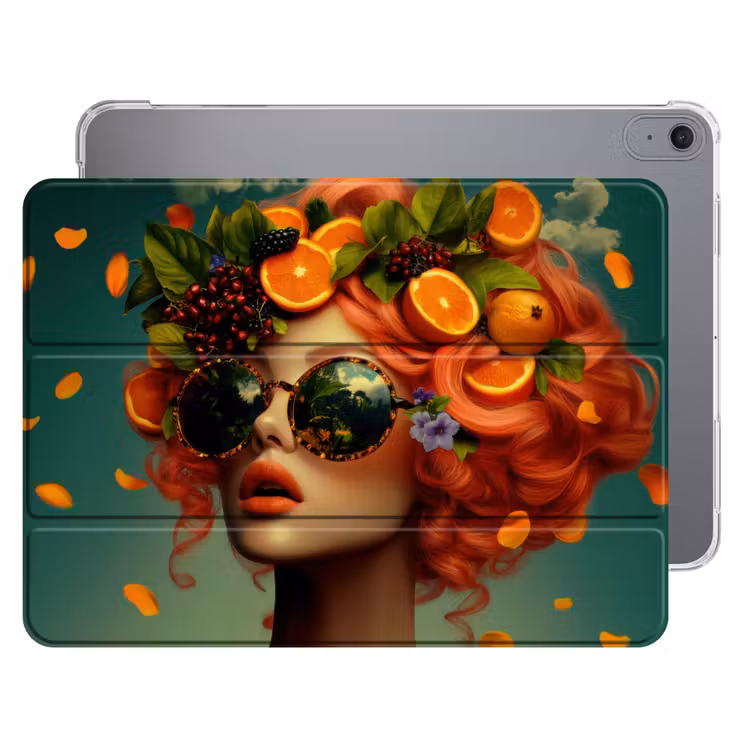 iPad hoes - Vrouw - Sinaasappel - Bessen - Oranje — 1