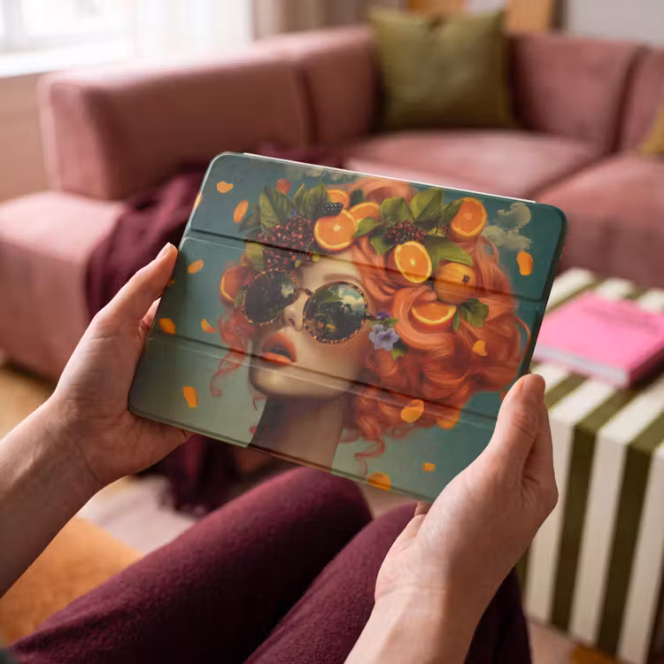 iPad hoes - Vrouw - Sinaasappel - Bessen - Oranje — 4