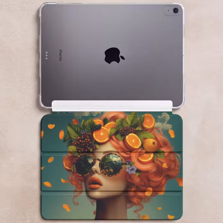 iPad hoes - Vrouw - Sinaasappel - Bessen - Oranje — 6