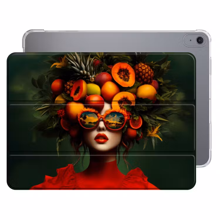 iPad hoes - Vrouw - Vruchten - Papaja - Ananas — 1