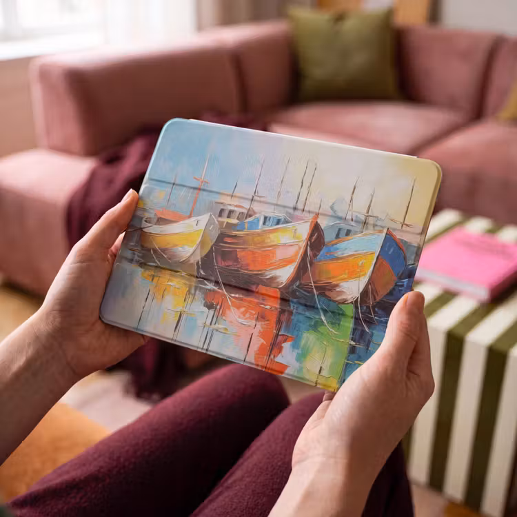 iPad hoes - Boten - Kunst - Kleuren - Schilderij — 4