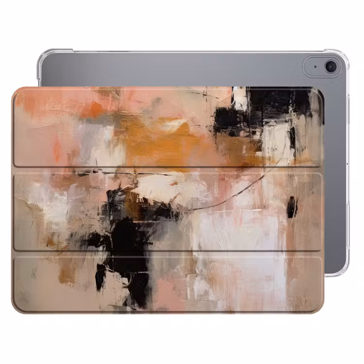 iPad hoes - Kunst - Abstract - Beige - Verf — 1