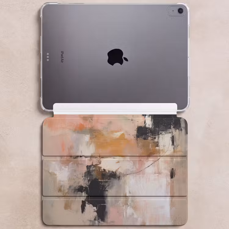 iPad hoes - Kunst - Abstract - Beige - Verf — 6