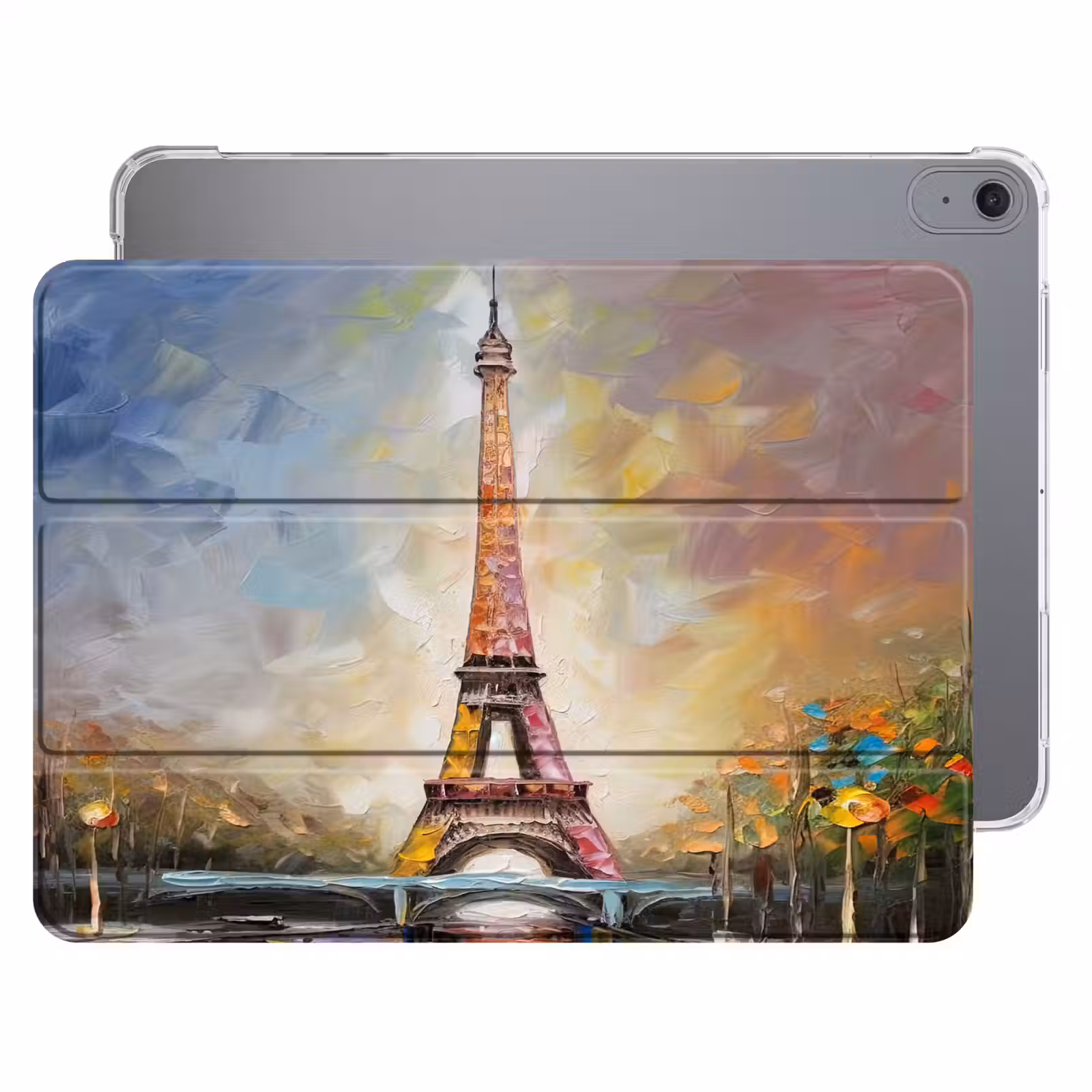 iPad hoes - Eiffeltoren - Schilderij - Olieverf - Parijs — 1