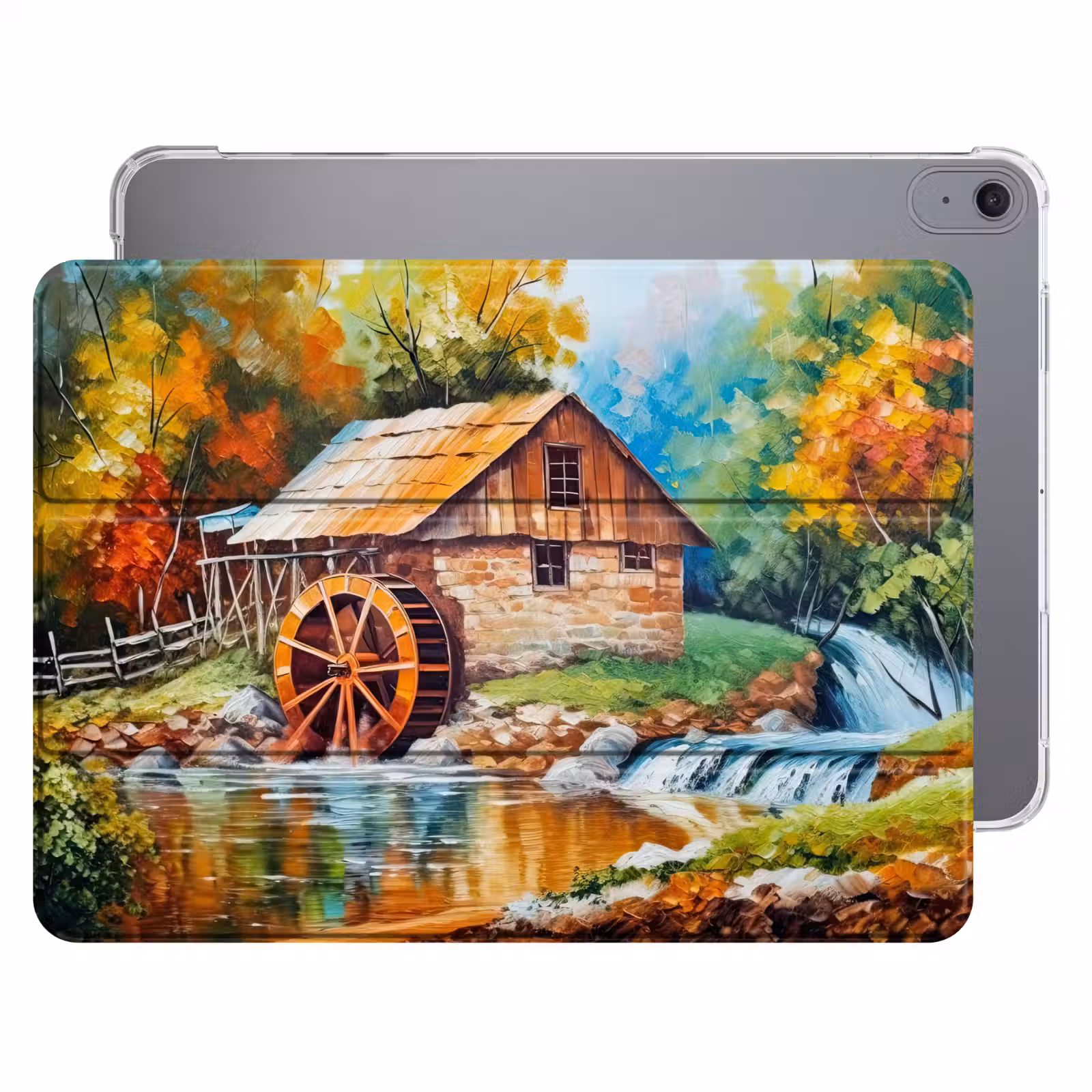 iPad hoes - Landschap - Schilderij - Huis - Kunst - Herfst — 1