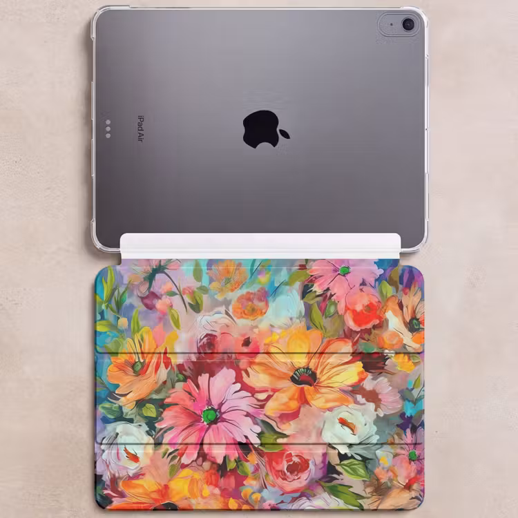 iPad hoes - Bloemen - Kleurrijk - Kunst - Olieverf — 6