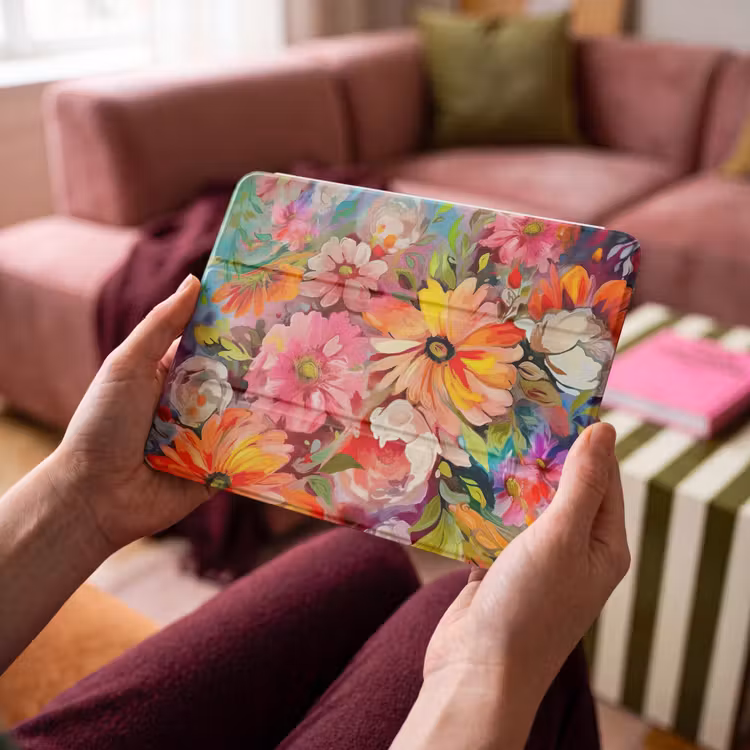 iPad hoes - Bloemen - Kunst - Schilderij - Botanisch — 4