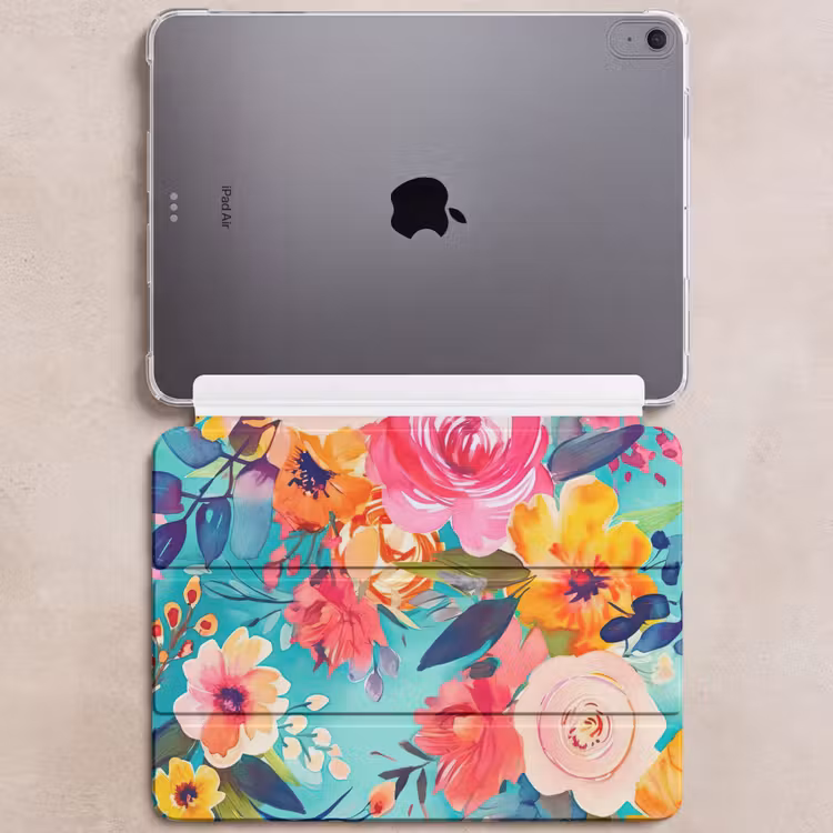 iPad hoes - Bloemen - Olieverf - Kleurrijk - Natuur — 6