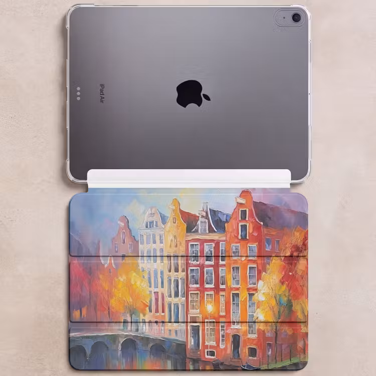 iPad hoes - Grachtenpanden - Kunst - Schilderij - Amsterdam — 6