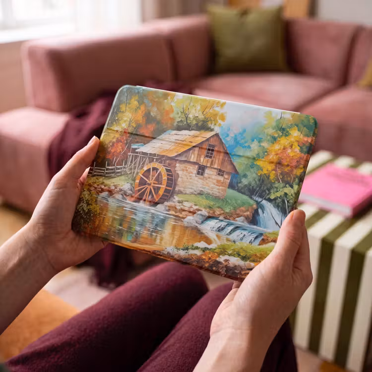 iPad hoes - Landschap - Schilderij - Huis - Kunst - Herfst — 4