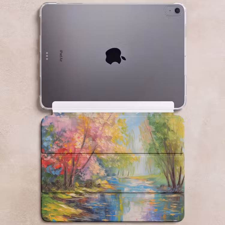 iPad hoes - Olieverf - Landschap - Natuur - Kleurrijk — 6