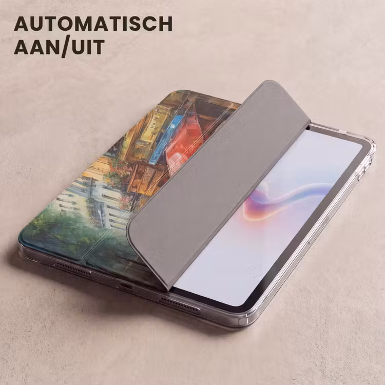 iPad hoes - Straat - Olieverf - Kleurrijk - Stad — 5