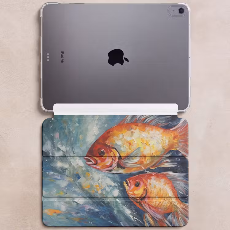 iPad hoes - Vissen - Water - Dieren - Kunst - Olieverf — 6