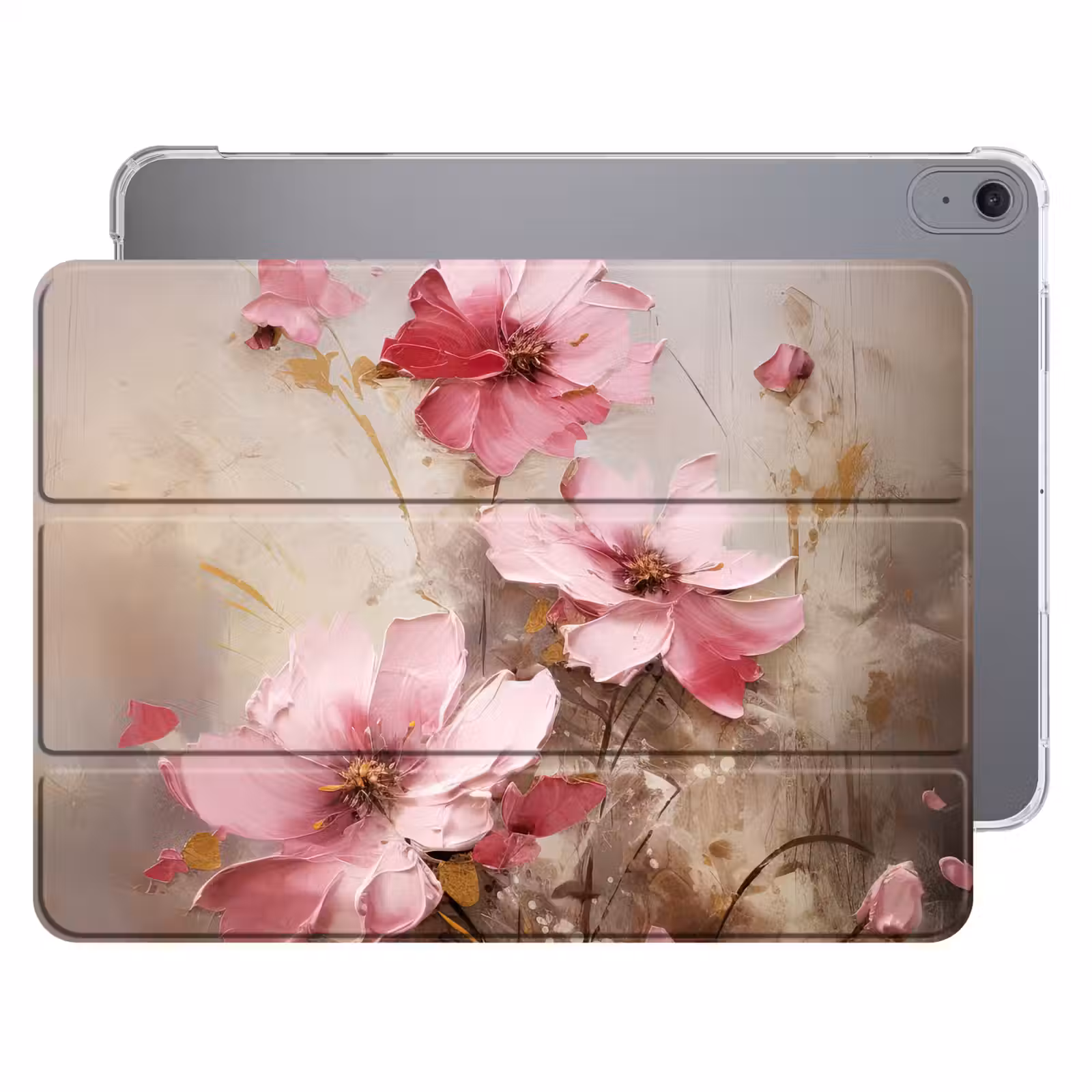 iPad hoes - Bloemen - Roze - Kunst - Watercolor — 1