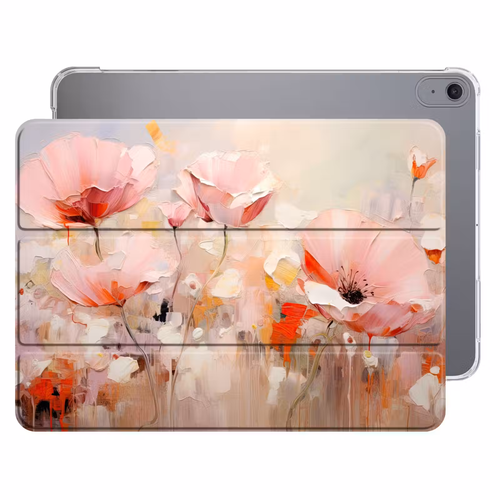 iPad hoes - Bloemen - Watercolor - Roze - Abstract - Kunst — 1
