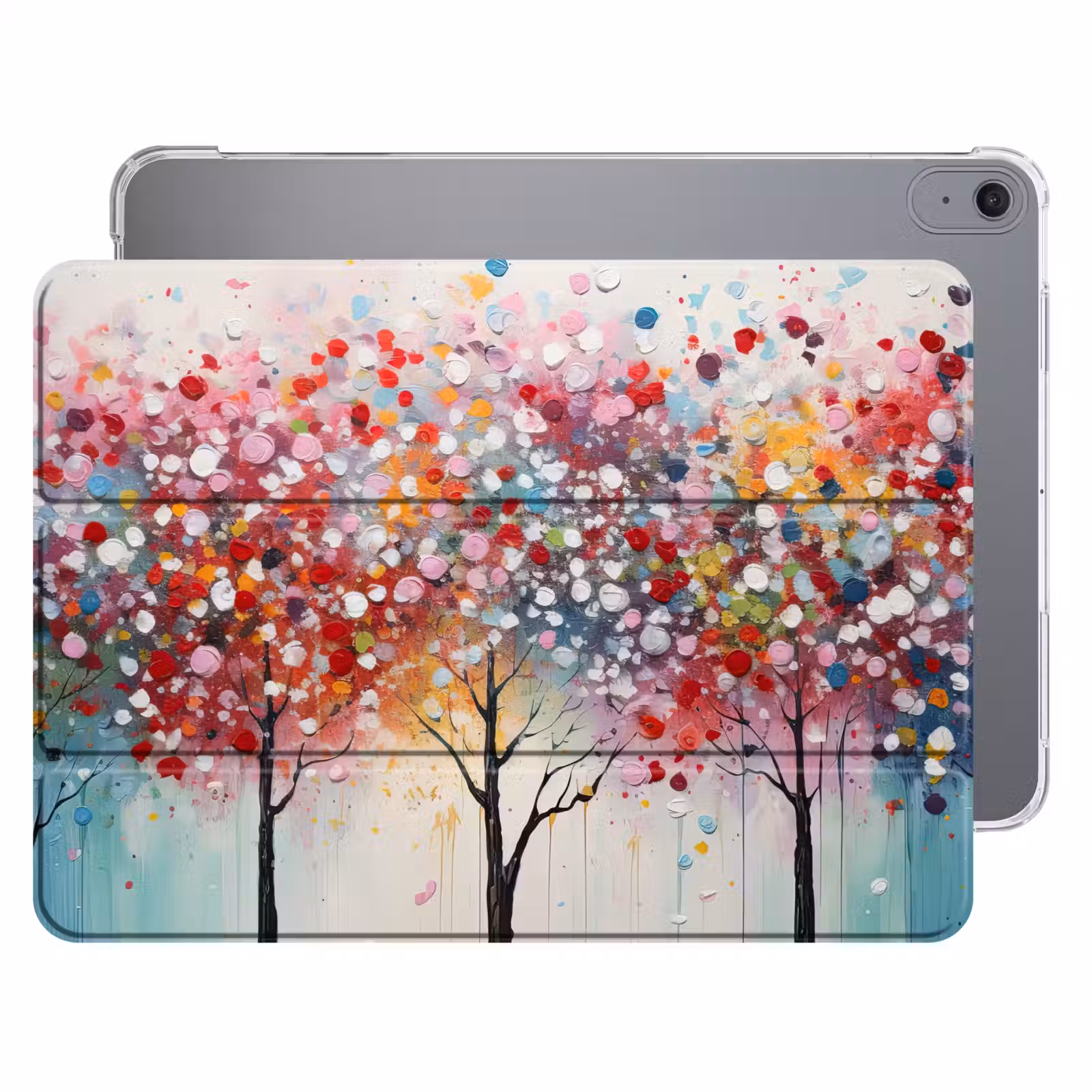 iPad hoes - Kunst - Bomen - Natuur - Acryl — 1