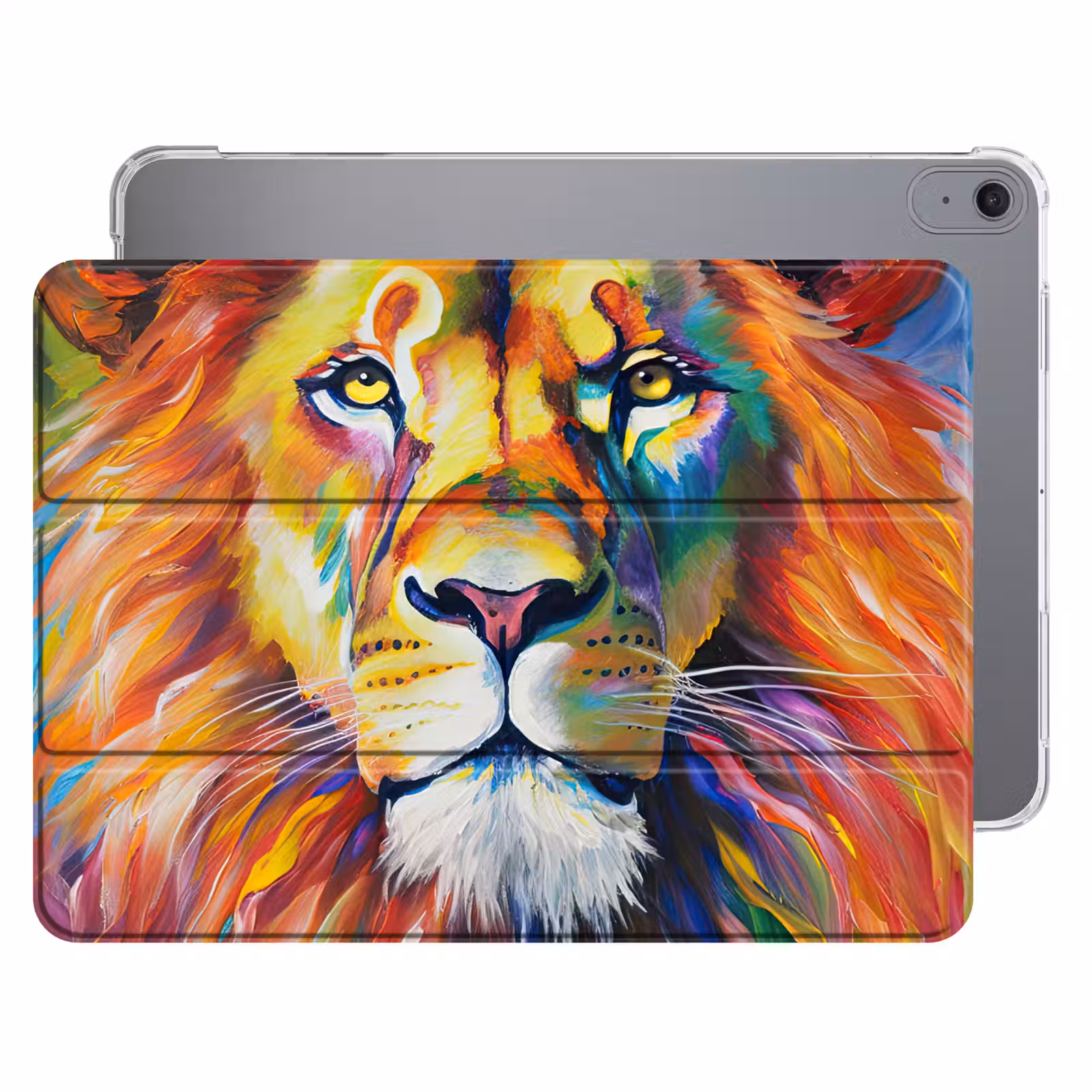 iPad hoes - Leeuw - Olieverf - Kunst - Dieren — 1